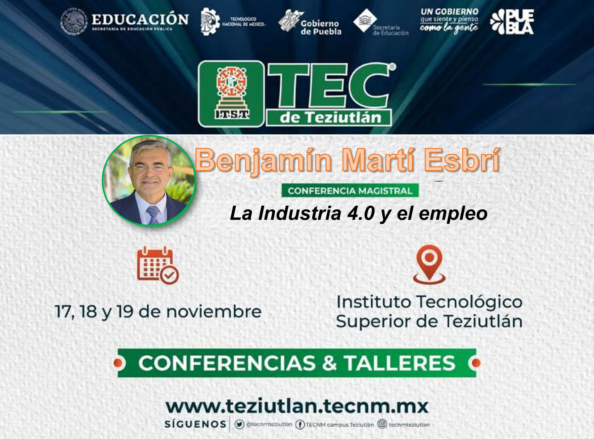 Conferencia TEC de TEZIUTLAN (PUEBLA-MEXICO)